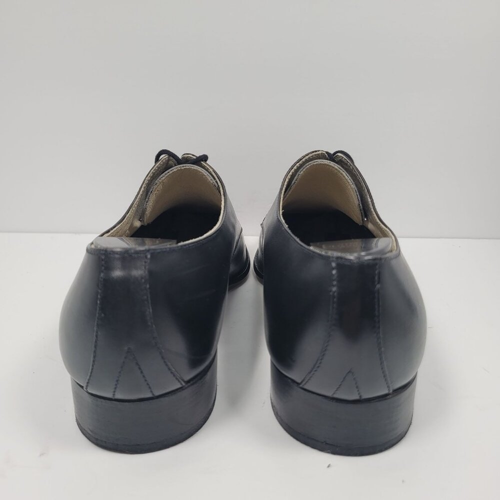 Vero Cuoio Scafora Men's Black Dress Shoes US Size 13 EU 46 Made In Italy - Picture 4 of 9